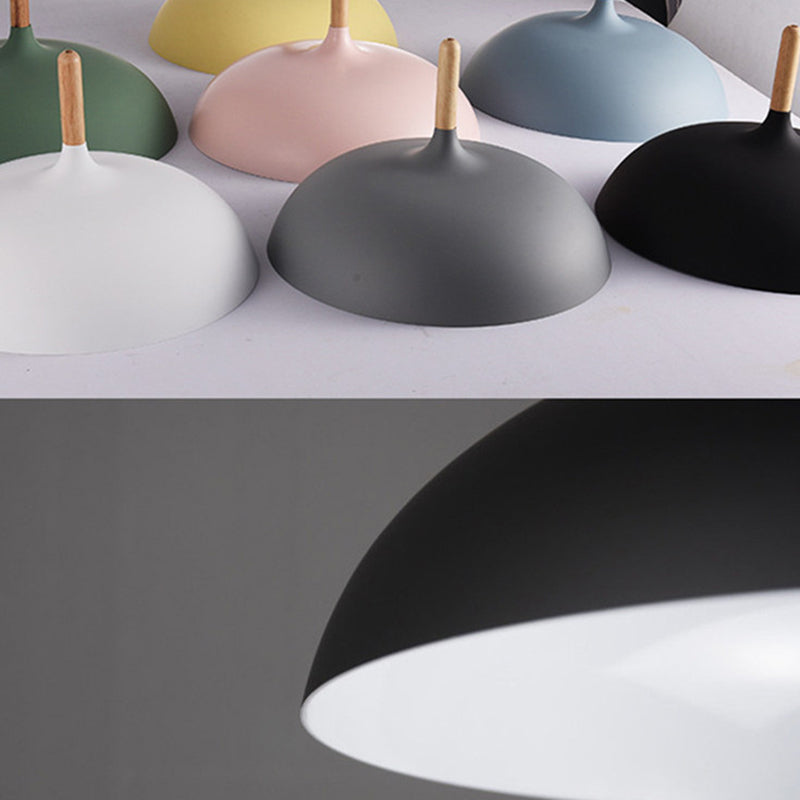 Nordic Hanging Light Colorful Metal Pendent Lighting Fixture for Sitting Room