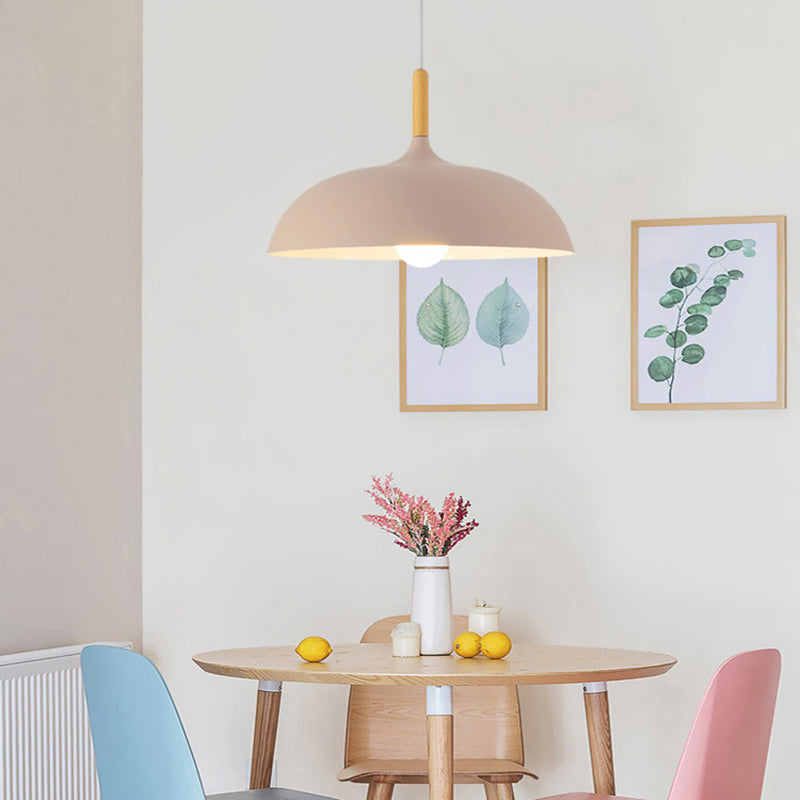 Nordic Hanging Light Colorful Metal Pendent Lighting Fixture for Sitting Room