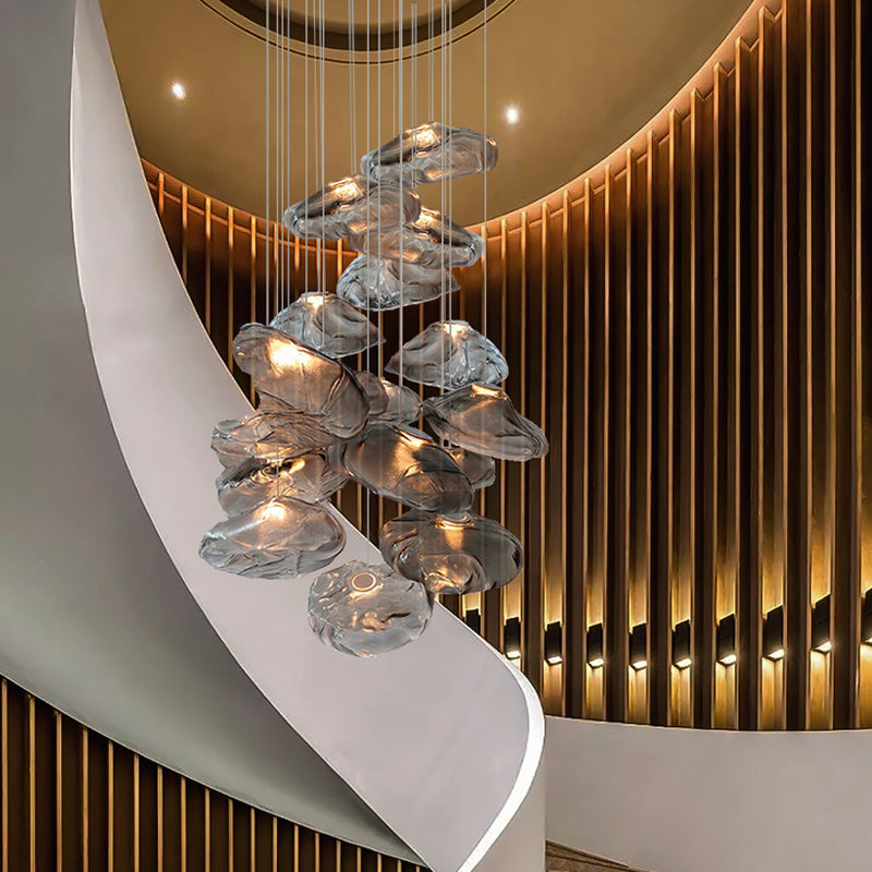 Glass Suspension Pendant Light Minimalist Style Pendant Lighting Fixture