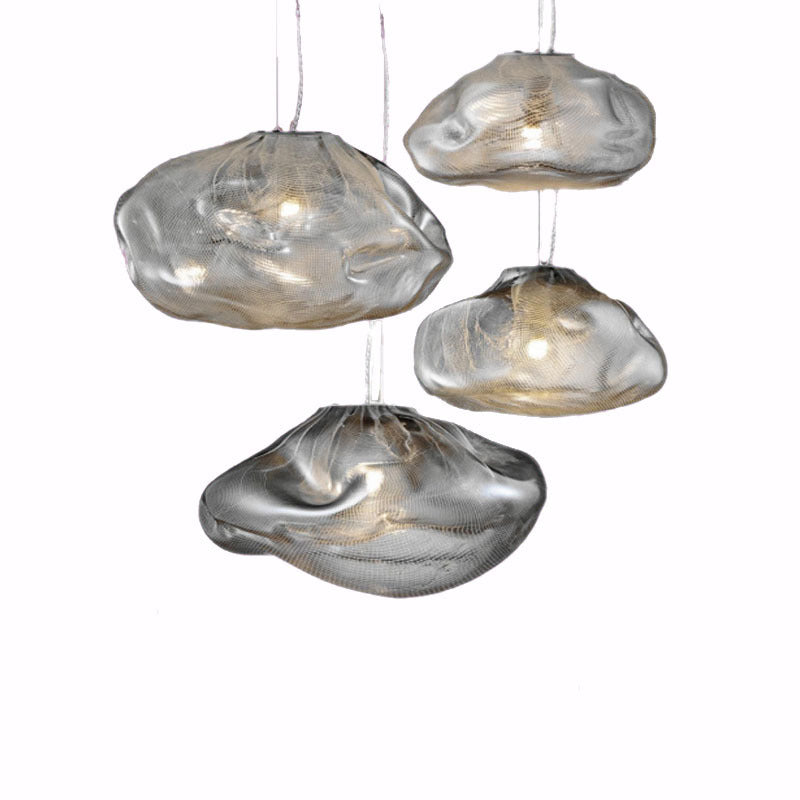 Glass Suspension Pendant Light Minimalist Style Pendant Lighting Fixture