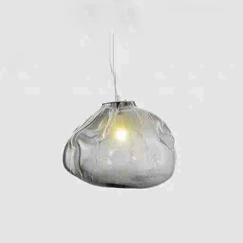 Glass Suspension Pendant Light Minimalist Style Pendant Lighting Fixture