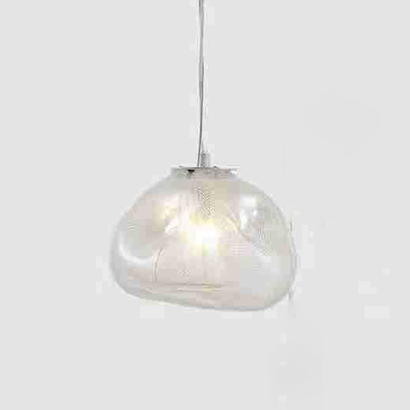 Glass Suspension Pendant Light Minimalist Style Pendant Lighting Fixture