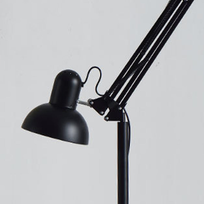 Geometric Shape Metal Floor Light Modern Style Single Light Floor Mount Light