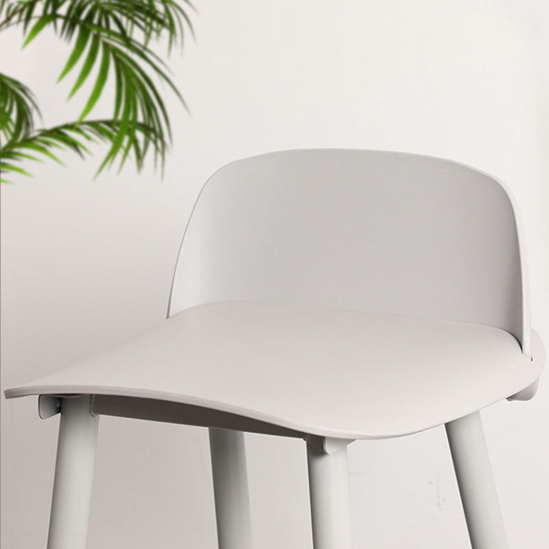 Barhocker im Industriestil, PP-Sitz, Metallbeine, Hocker für die Küchenbar