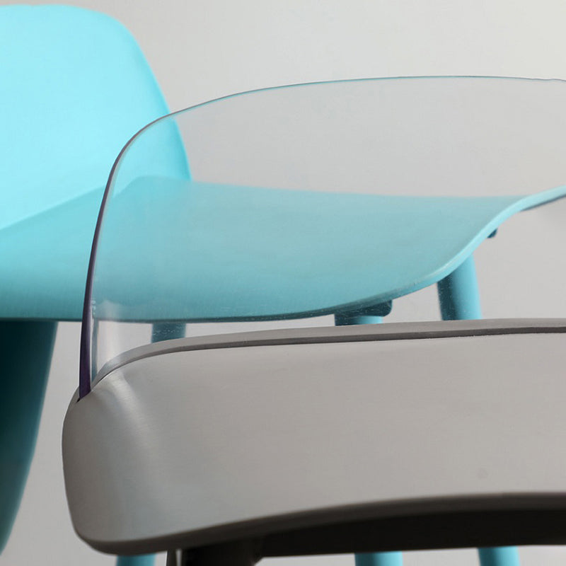 Barhocker im Industriestil, PP-Sitz, Metallbeine, Hocker für die Küchenbar