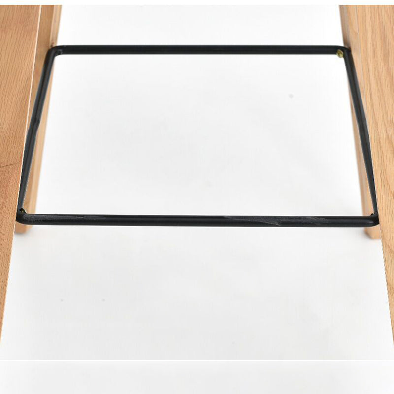 Moderne massief houten barkruk met voetsteun en barkruk van acryl met lage rugleuning