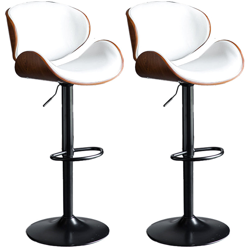 Barhocker aus Metall im modernen Stil mit drehbarem und höhenverstellbarem Bistro-Barhocker 32 Zoll
