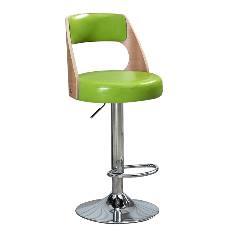 Barhocker im industriellen Stil, Metallbeine, runder Sitz, verstellbarer Hocker für Thekenbar