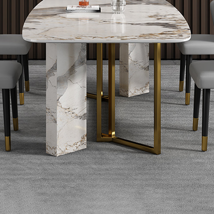 Scandinavian Style 1/2/5/7 Rectangle Dining Room Table Set for Home