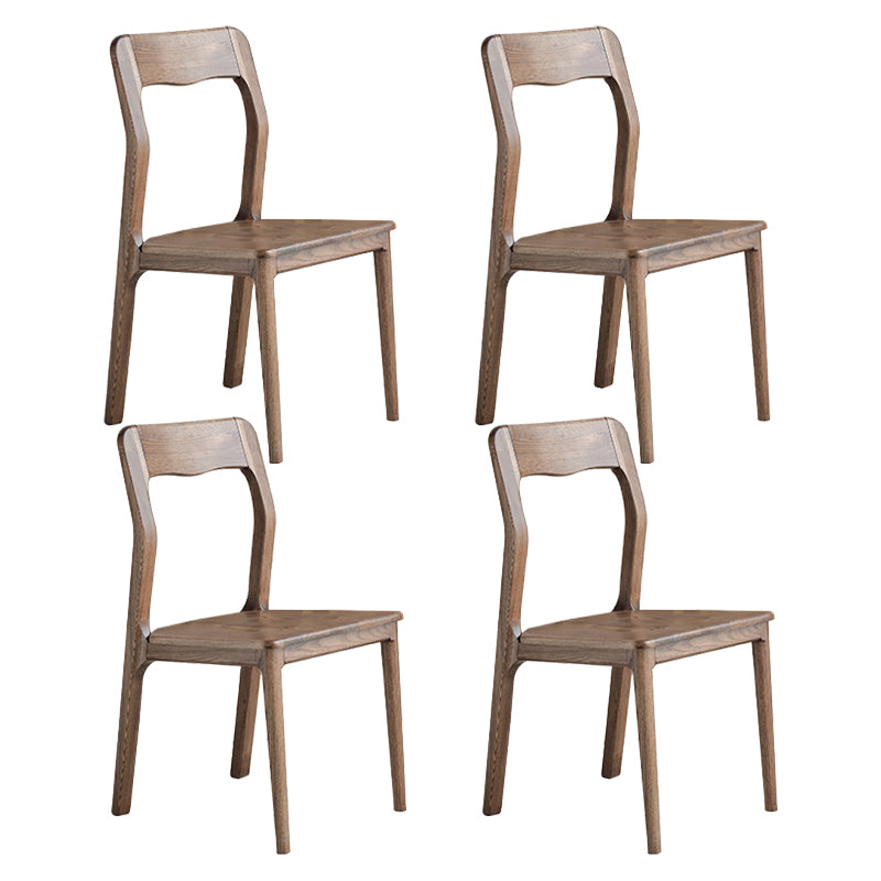 Contemporary Style 1/3/4/5 Pieces Furniture Rectangle Solid Wood Dining Table Set for Home