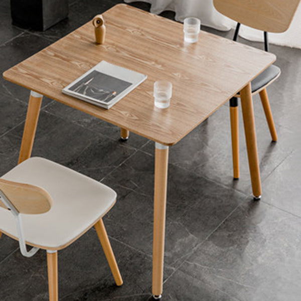 Eettafel in industriële stijl MDF 4 poten Eettafel voor eetkamer