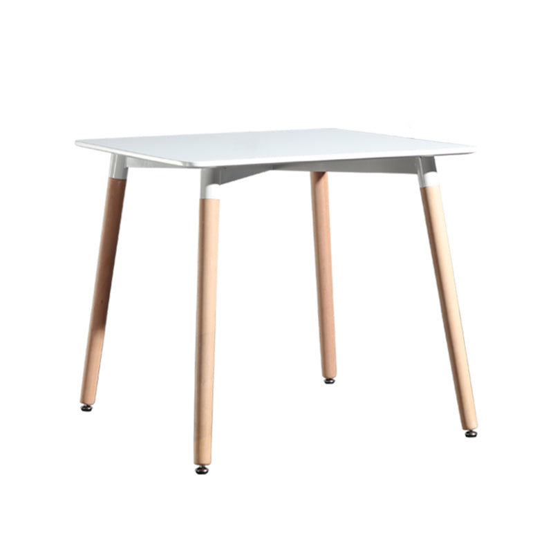 Eettafel in industriële stijl MDF 4 poten Eettafel voor eetkamer