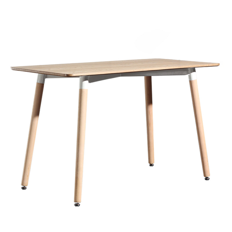 Eettafel in industriële stijl MDF 4 poten Eettafel voor eetkamer