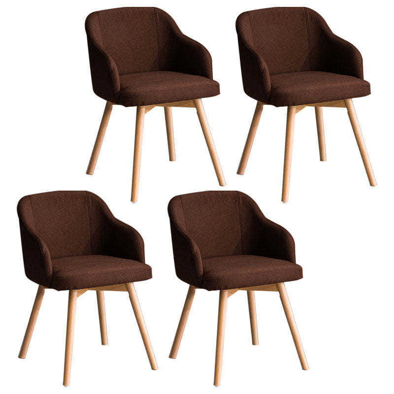 Chaise de salle à manger rembourrée de la chaise de salle à manger rembourrée de la chaise de restauration rembourrée mate