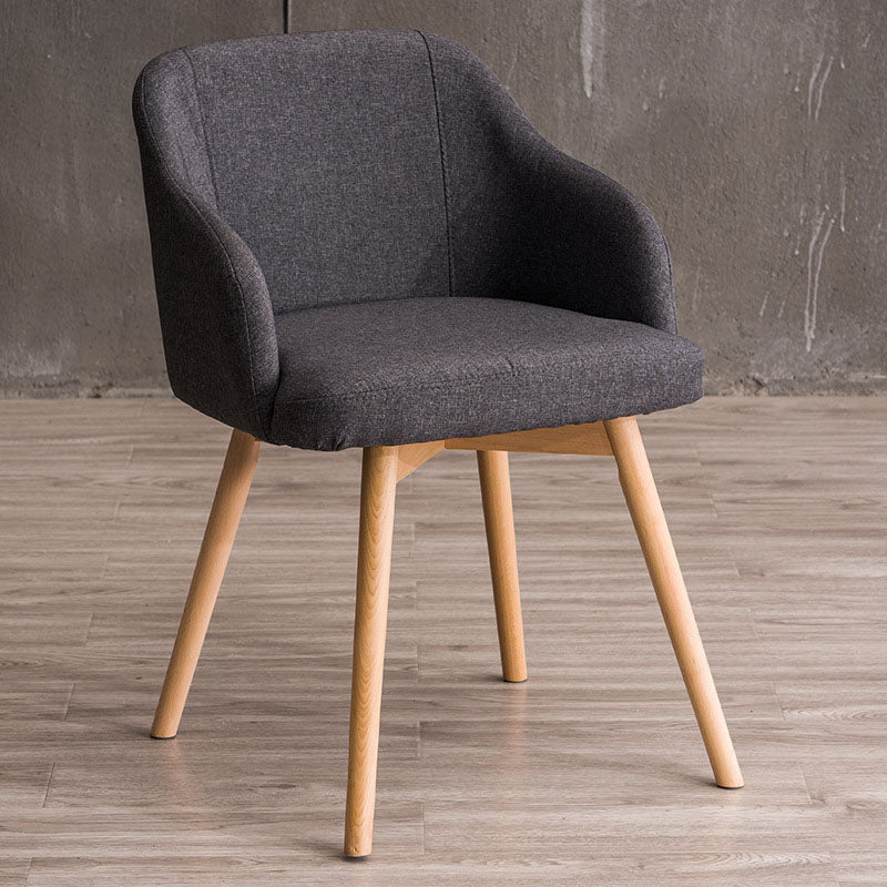 Chaise de salle à manger rembourrée de la chaise de salle à manger rembourrée de la chaise de restauration rembourrée mate