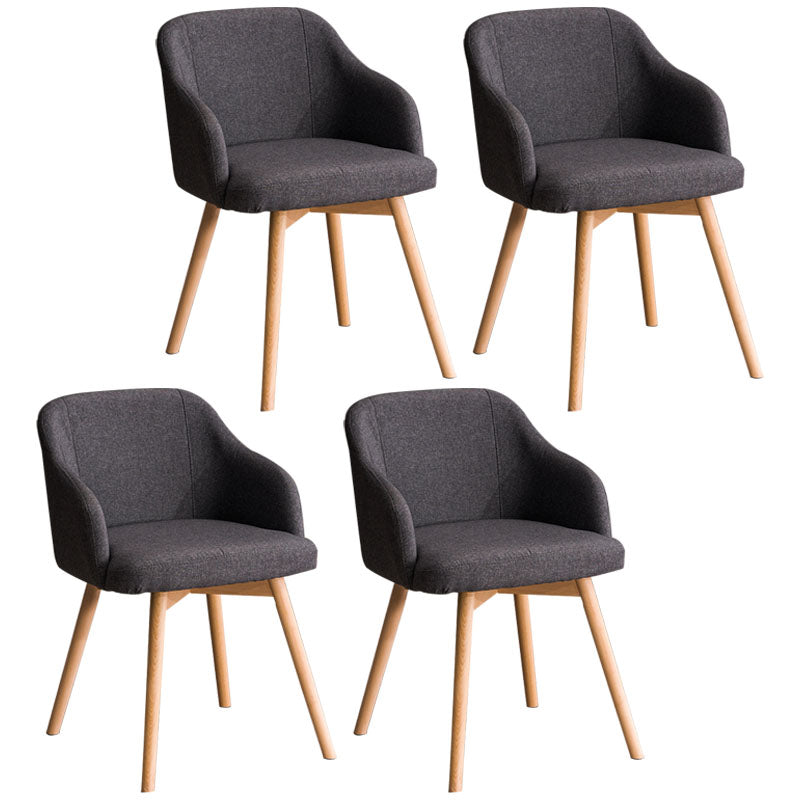 Chaise de salle à manger rembourrée de la chaise de salle à manger rembourrée de la chaise de restauration rembourrée mate