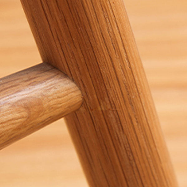 Silla auxiliar de madera contemporánea con acabado mate, respaldo de listones, silla de comedor