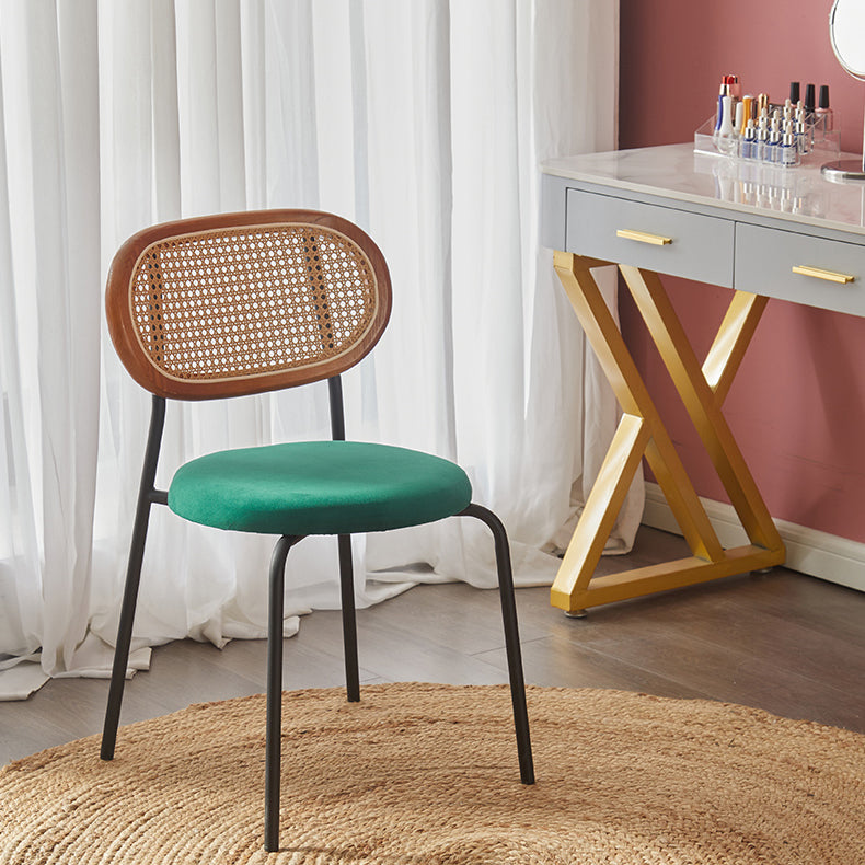 La imitación de cuero del diseño industrial que cena las sillas abre la silla lateral trasera