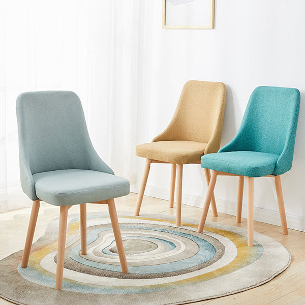 Parsons tapizados dormitorio contemporáneo del final mate de la silla lateral que cena la silla