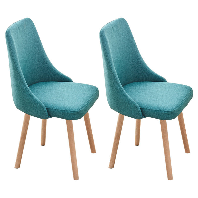 Parsons tapizados dormitorio contemporáneo del final mate de la silla lateral que cena la silla