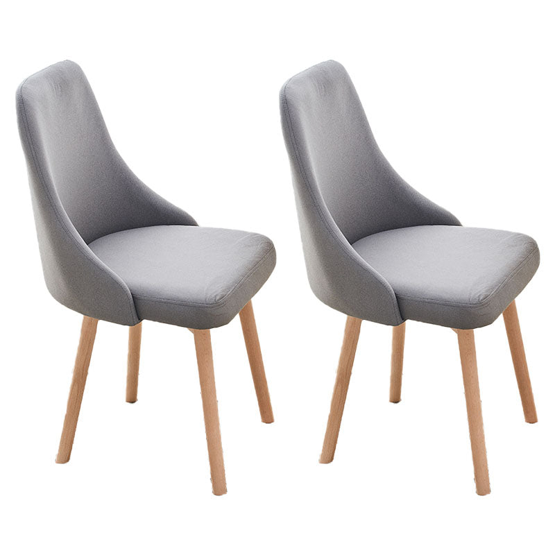 Parsons tapizados dormitorio contemporáneo del final mate de la silla lateral que cena la silla