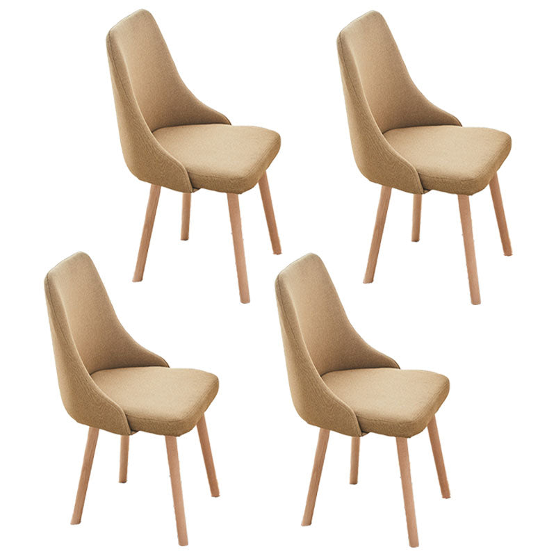 Parsons tapizados dormitorio contemporáneo del final mate de la silla lateral que cena la silla