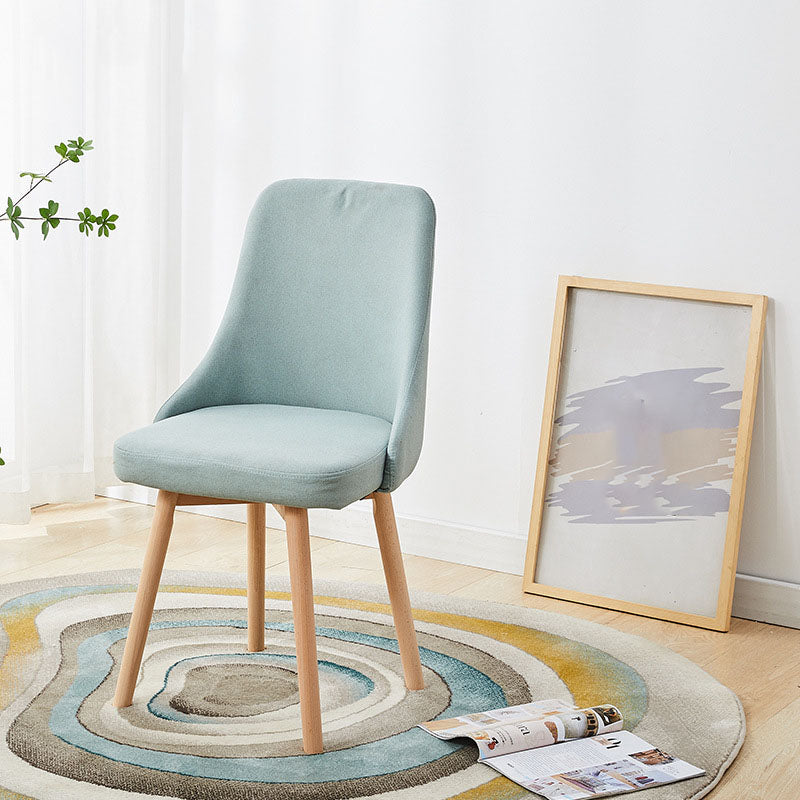 Parsons tapizados dormitorio contemporáneo del final mate de la silla lateral que cena la silla