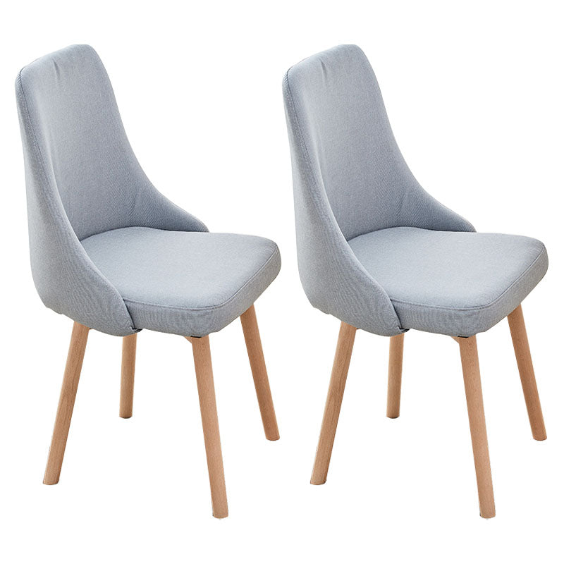 Parsons tapizados dormitorio contemporáneo del final mate de la silla lateral que cena la silla