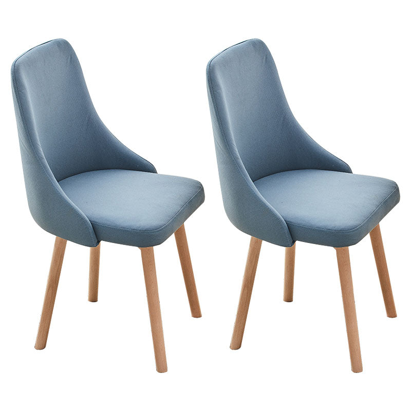 Parsons tapizados dormitorio contemporáneo del final mate de la silla lateral que cena la silla