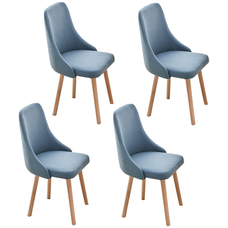 Parsons tapizados dormitorio contemporáneo del final mate de la silla lateral que cena la silla
