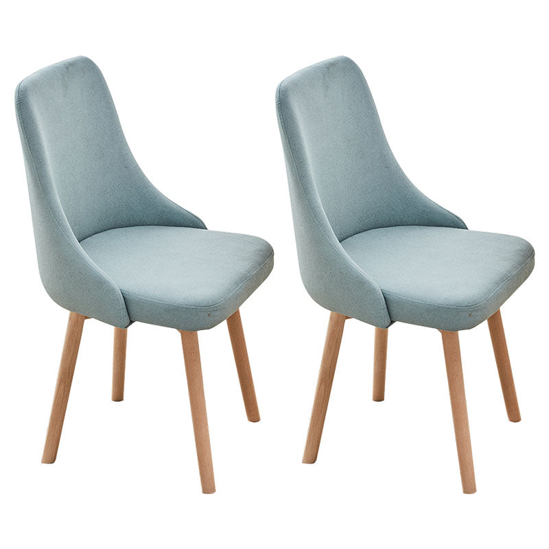 Parsons tapizados dormitorio contemporáneo del final mate de la silla lateral que cena la silla