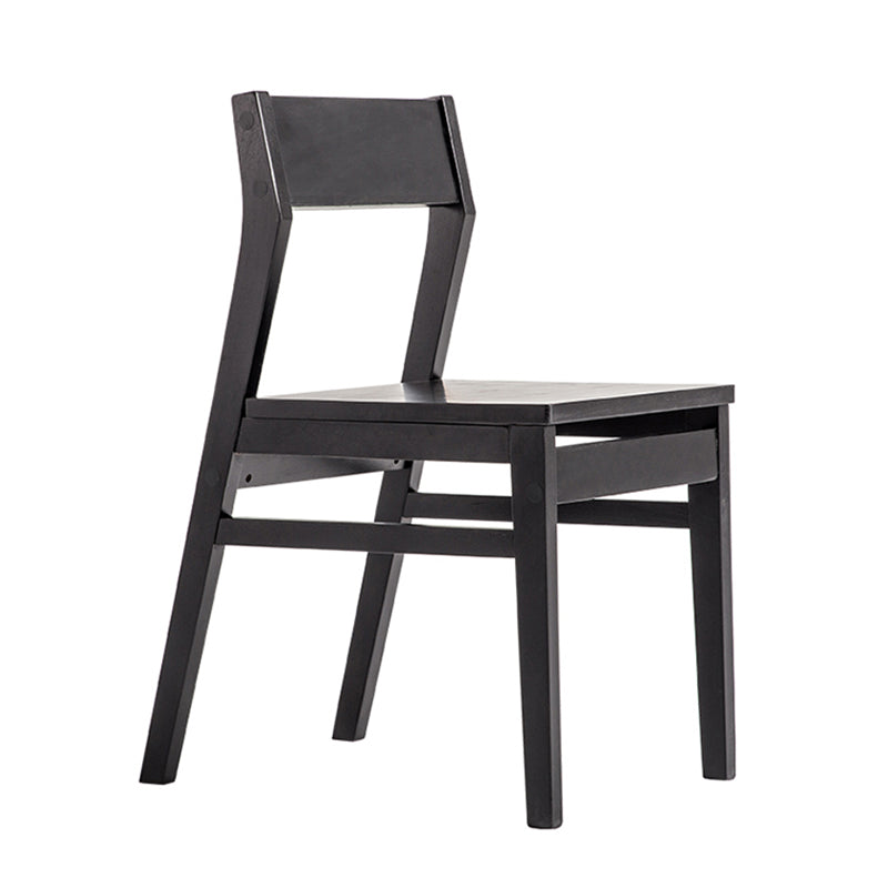 Sillas de comedor contemporáneas Cocina Comedor Silla lateral sin brazos con patas de madera