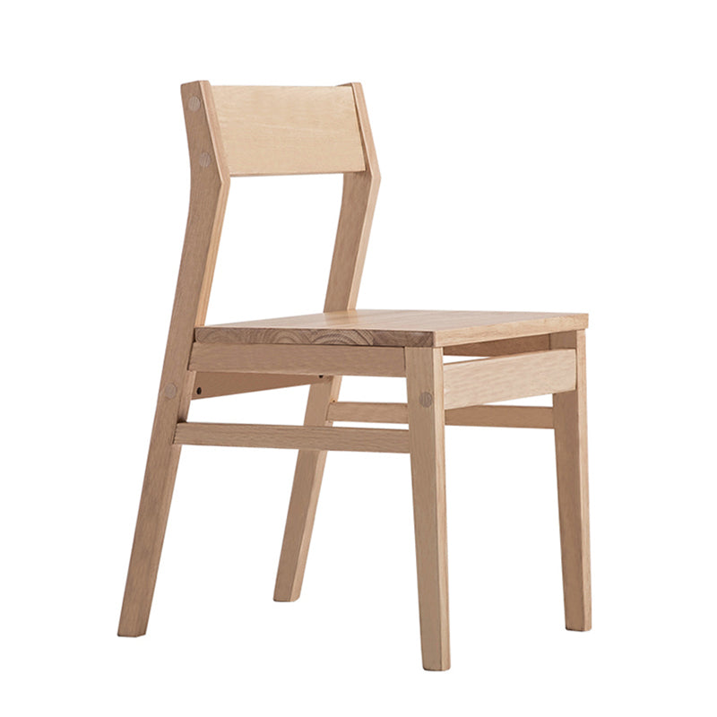 Sillas de comedor contemporáneas Cocina Comedor Silla lateral sin brazos con patas de madera