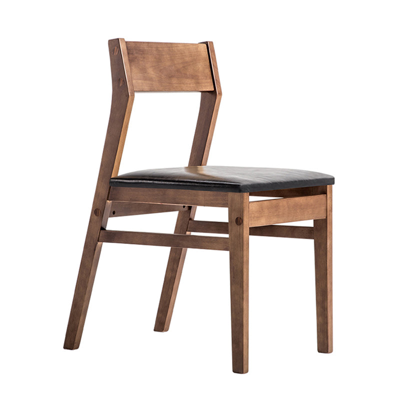Sillas de comedor contemporáneas Cocina Comedor Silla lateral sin brazos con patas de madera