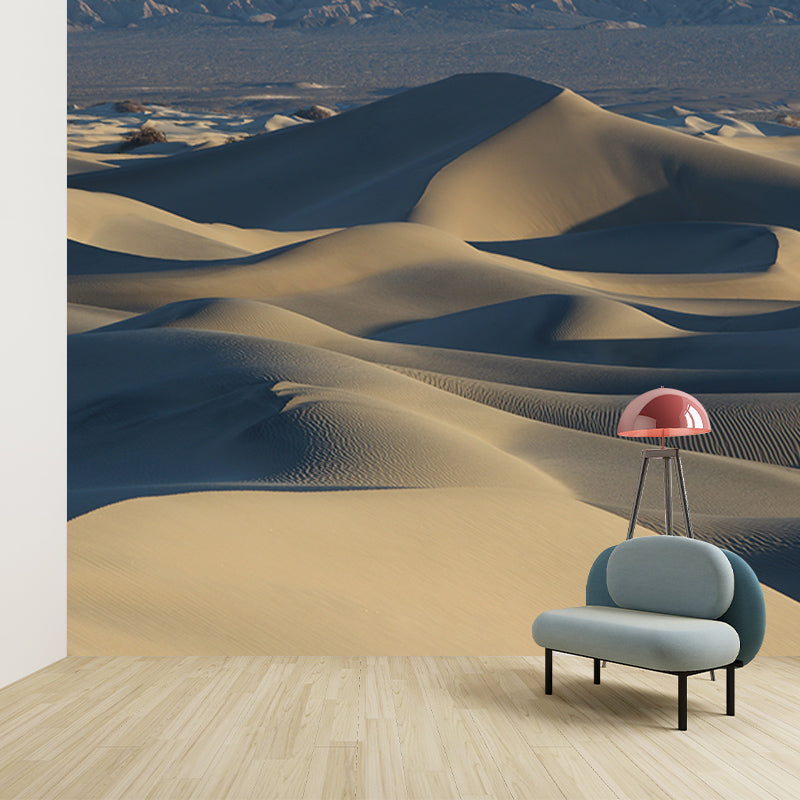 Environment Friendly Resistant Mural Wallpaper Desert Sleeping Room Wall Mural