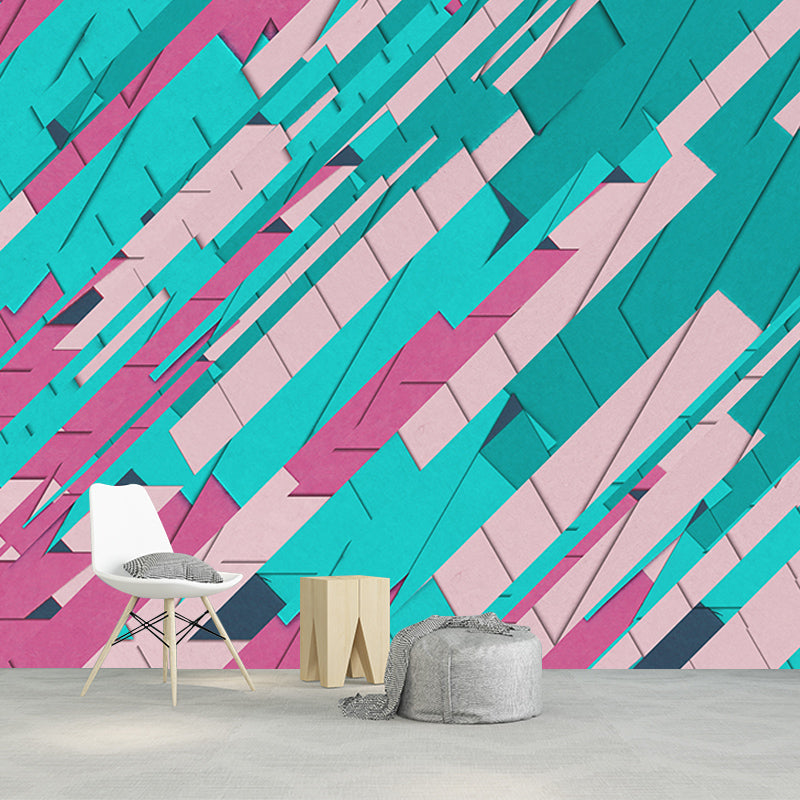 Environmental Wall Mural Wallpaper Geometry Living Room Wall Mural