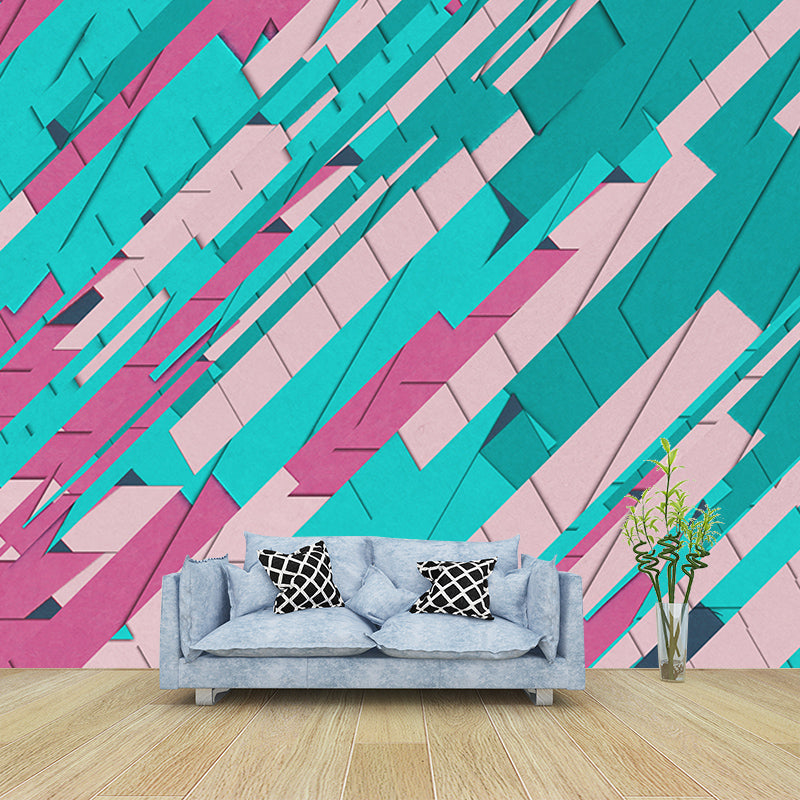 Environmental Wall Mural Wallpaper Geometry Living Room Wall Mural