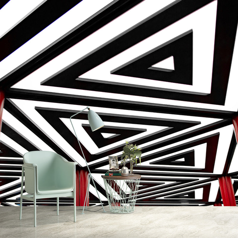 Environmental Wall Mural Wallpaper Geometry Living Room Wall Mural