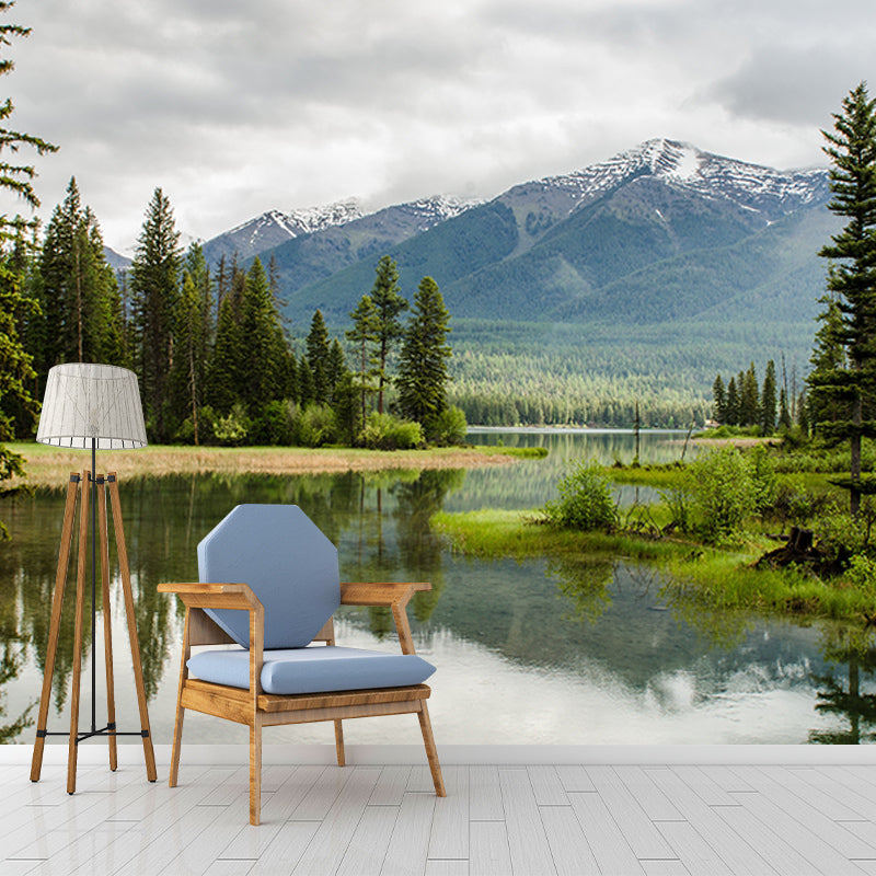 Forest Photography Mildew Resistant Wallpaper Environmental Sleeping Room Wall Mural