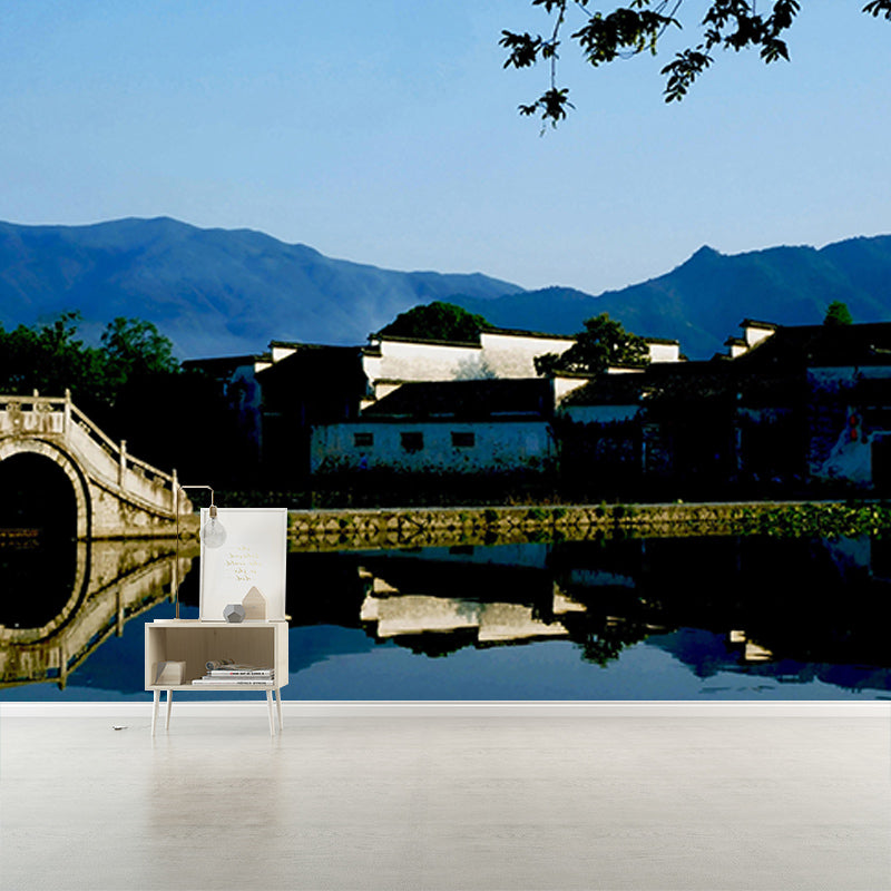 Village Photography Mural Wallpaper Decorative Bedroom Wall Mural