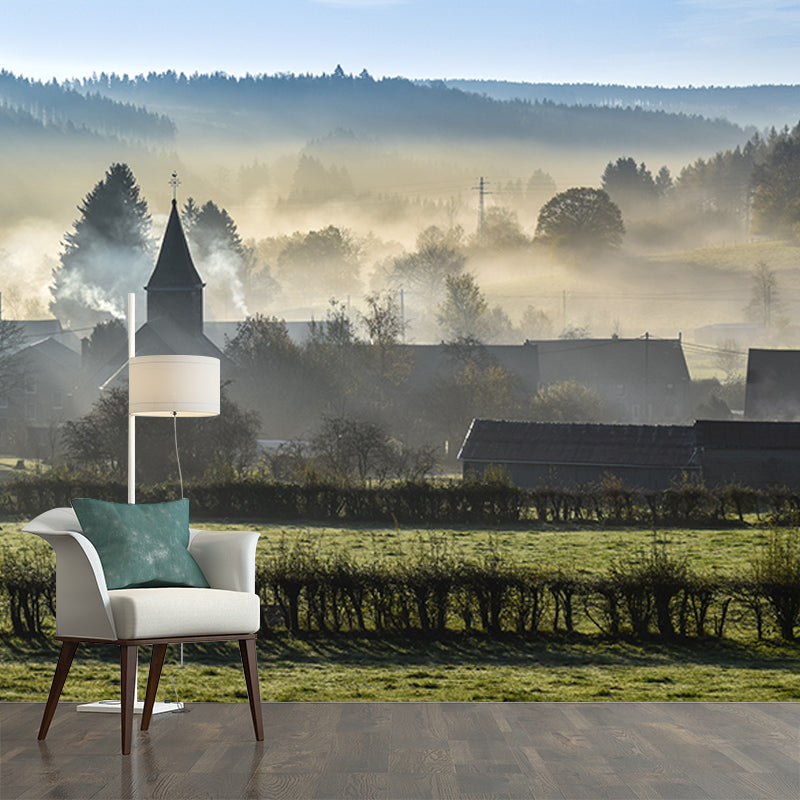 Village Photography Mural Wallpaper Decorative Bedroom Wall Mural