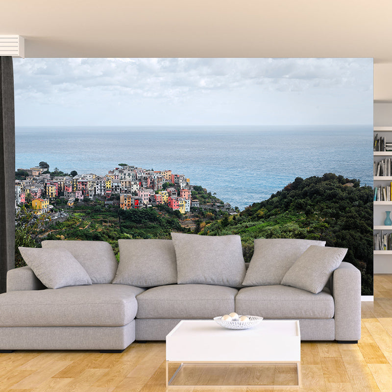 Photography Wall Mural Wallpaper Village Sitting Room Wall Mural