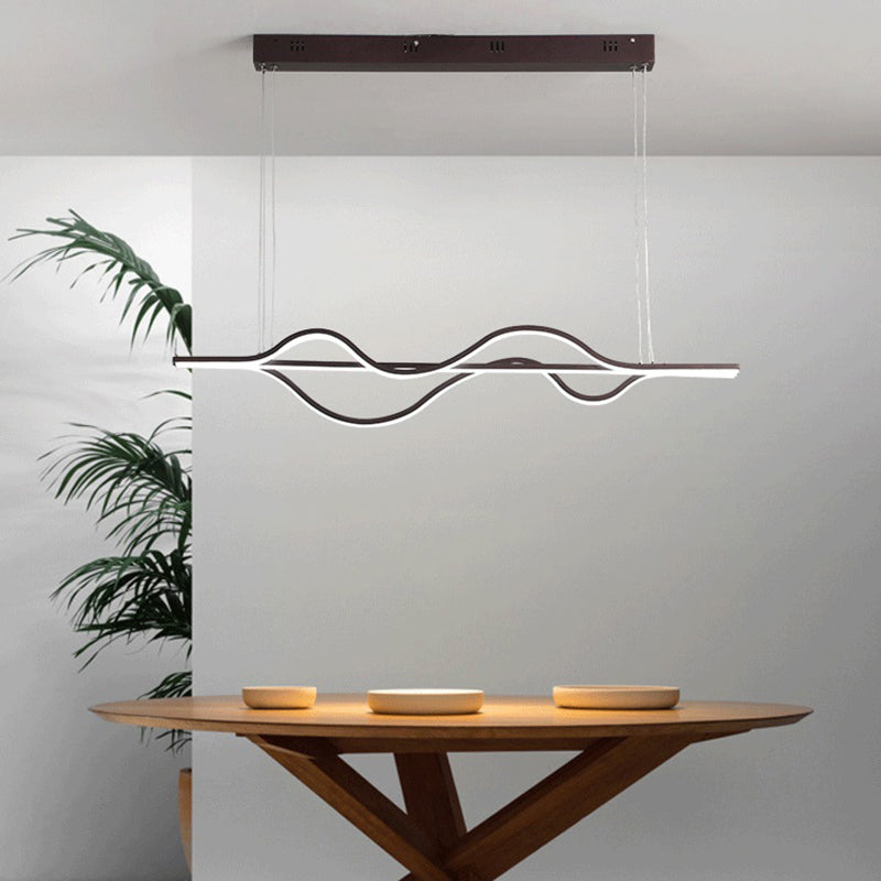 Nórdica Light Light Light Light 3 luces Led Island Colgante para comedor