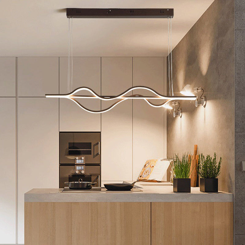 Nórdica Light Light Light Light 3 luces Led Island Colgante para comedor