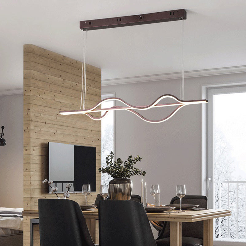 Nórdica Light Light Light Light 3 luces Led Island Colgante para comedor