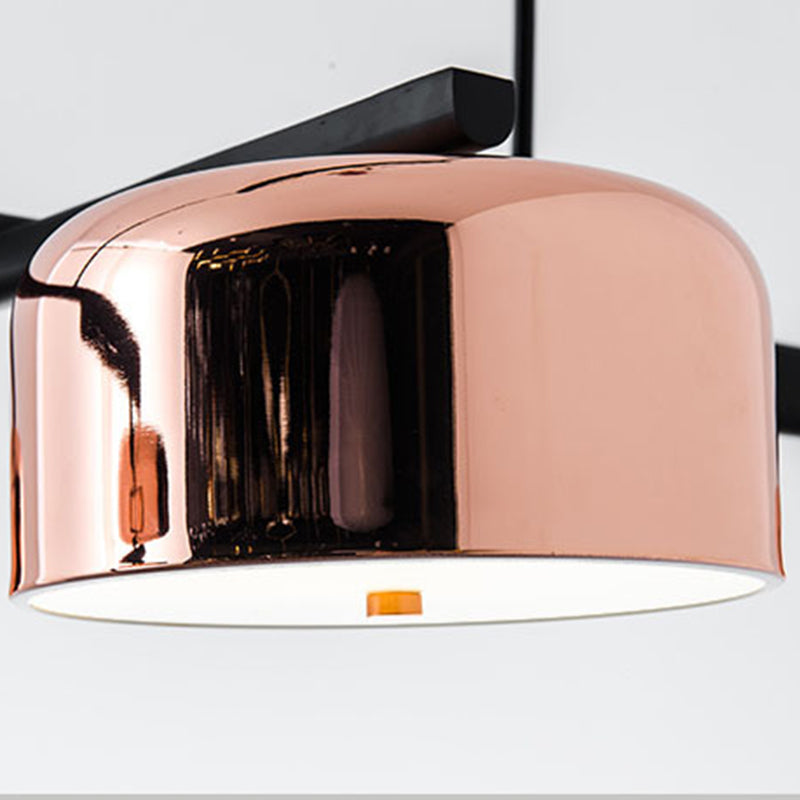 Postmodern Metal Island Light Forma 4 Lights Island Colgante para comedor