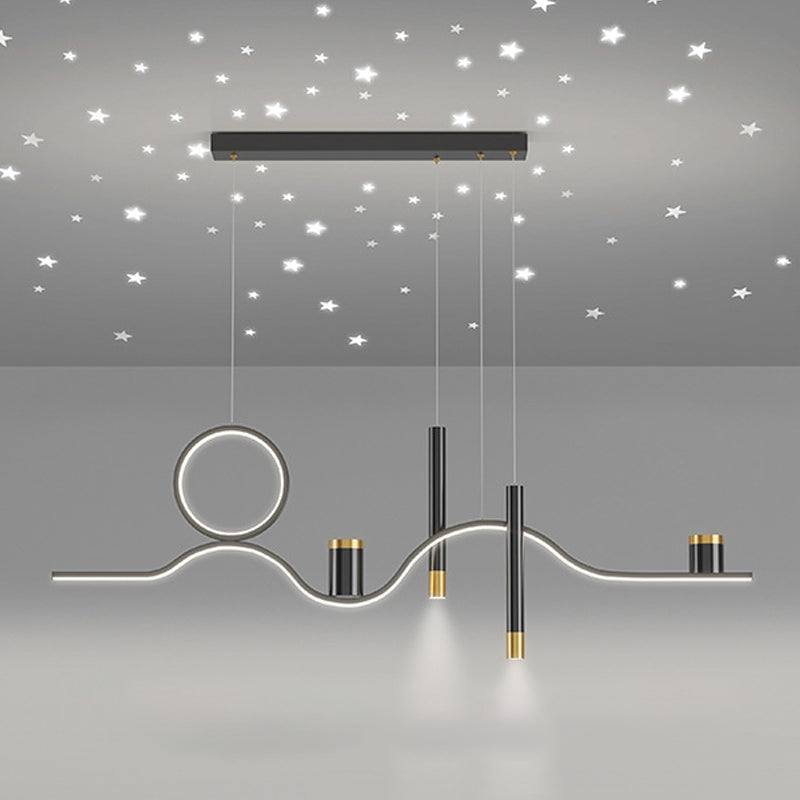 Nordic Linear Island Light Metal 39,5 "PENDANT ISLO