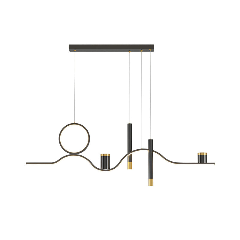 Nordic Linear Island Light Metal 39,5 "PENDANT ISLO