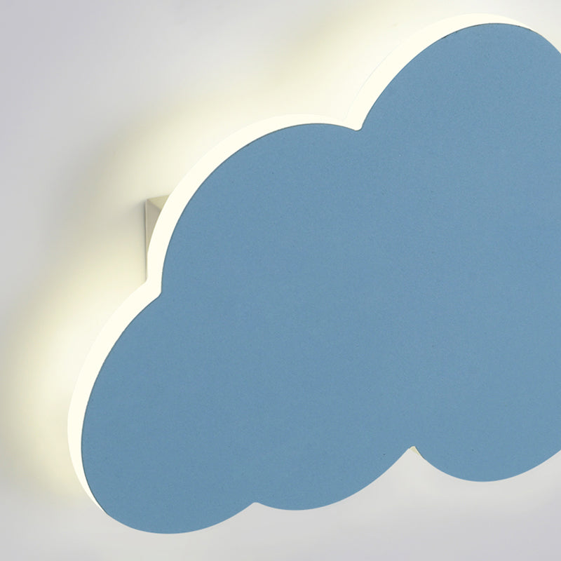 Stile per bambini unica sfumatura sfondata in metallo 1 illuminazione montata a parete