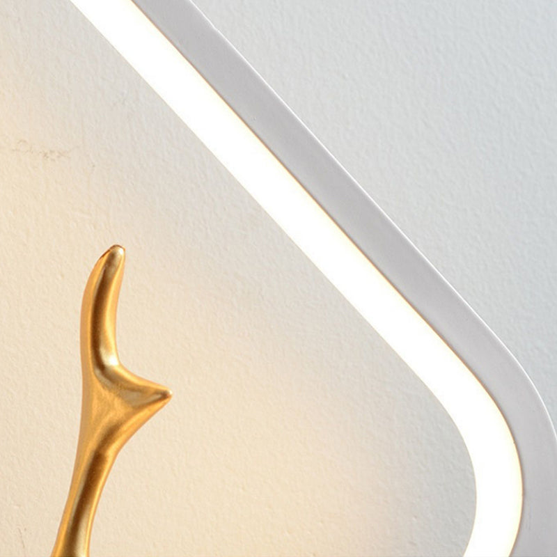 Moderner Stil Geometrischer Schatten Wandleuchten Metall 1 Lichtwandmontierte Beleuchtung